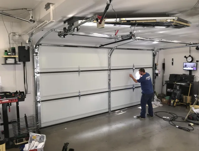 Professional garage door repair service by Bedford Heights Garage Door Repair in Bedford Heights