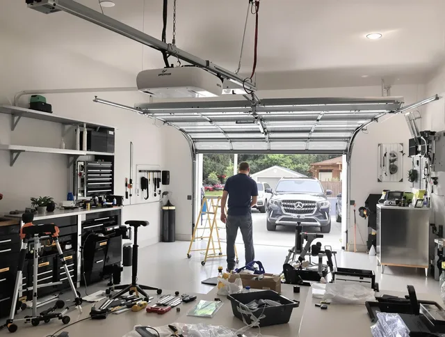 Garage door opener installation by Bedford Heights Garage Door Repair in Bedford Heights